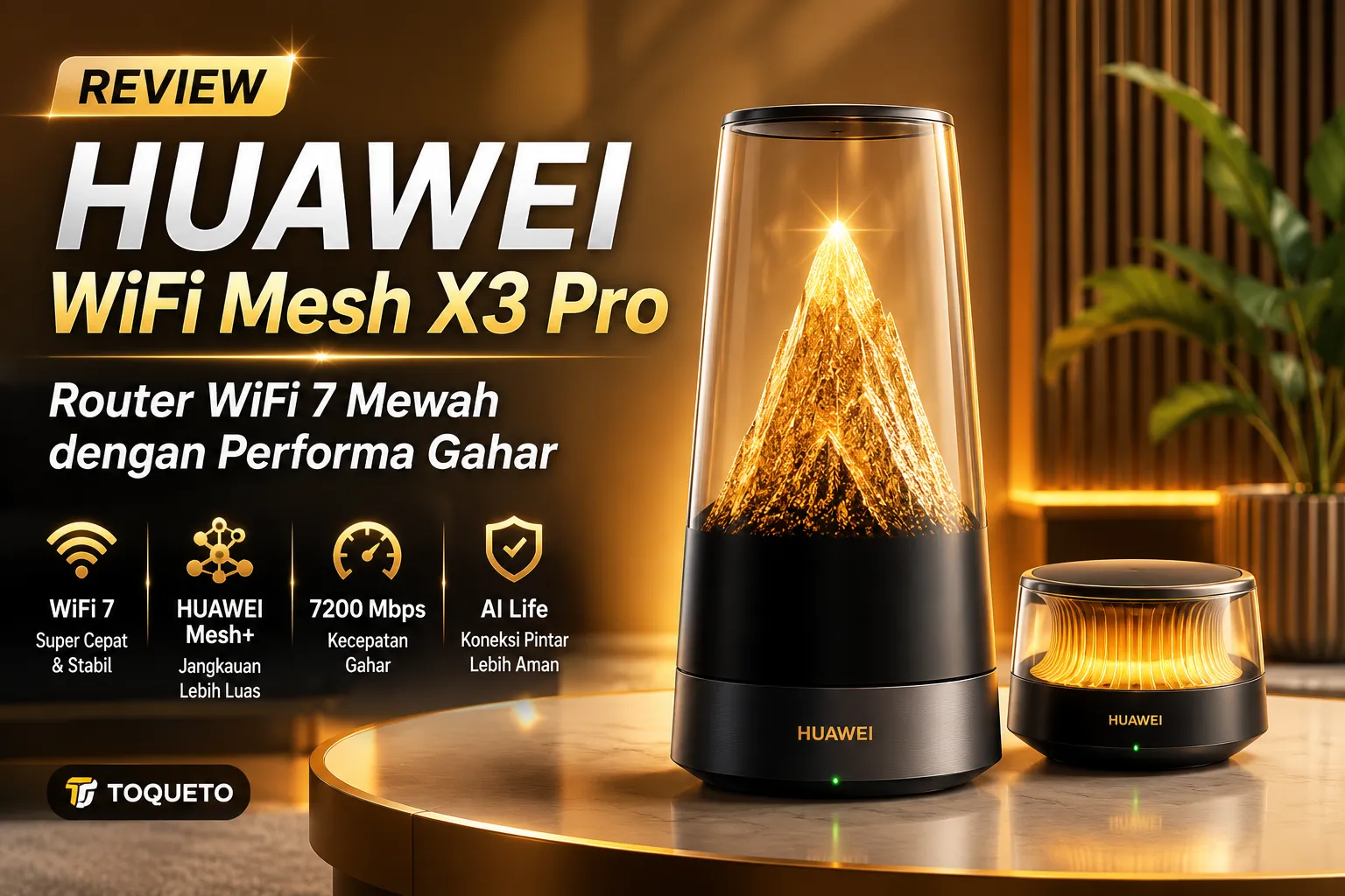 HUAWEI WiFi Mesh X3 Pro Design