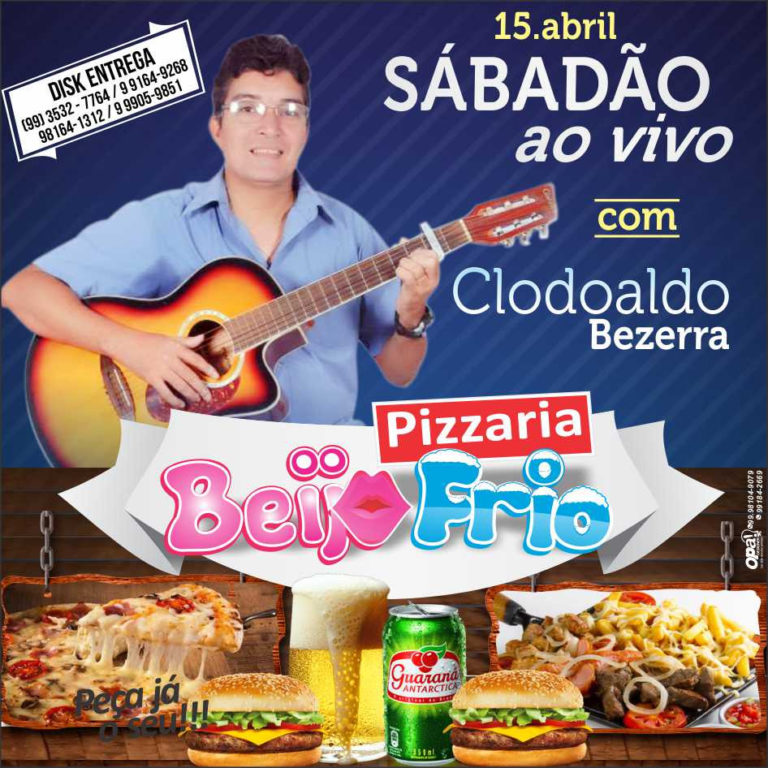 Clodoaldo Bezerra ao vivo na Pizzaria Beijo Frio