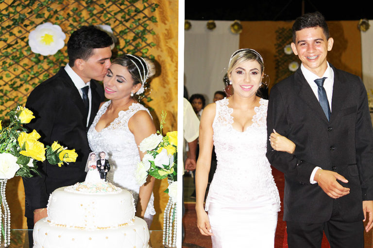 Aldean e Rafaela se une um ao outro em matrimônio