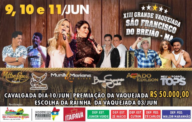 09/06 | XIII Grande Vaquejada de São Francisco do Brejão-MA