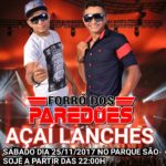 forro dos paredores acai lanches acailandia