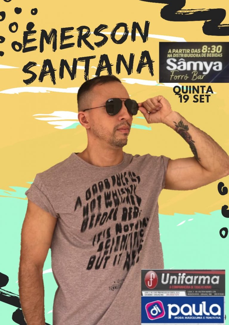 Emenson Santana na Distribuidora Samya Forró Bar