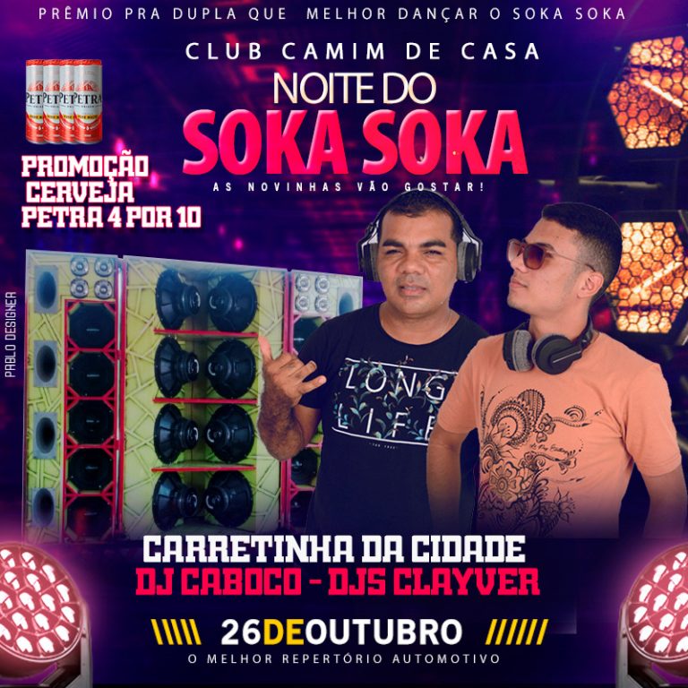 Noite do Soka Soka bo Club Camin de Casa