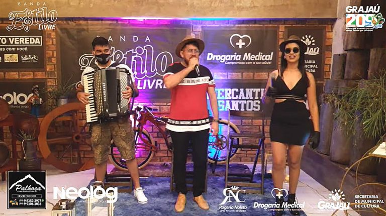 Grajaú 209 anos: Live da Banda Estilo Livre arrecada 1 tonelada de alimentos