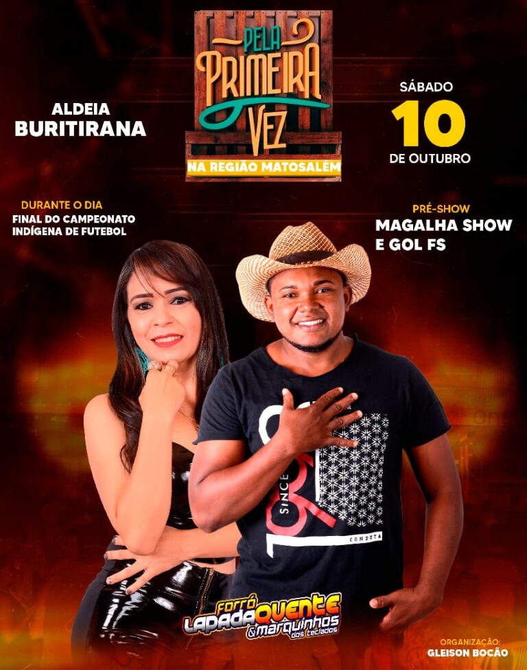 20.10.2020 Festa na Aldeia Buritirana com o Forró Lapada Quente