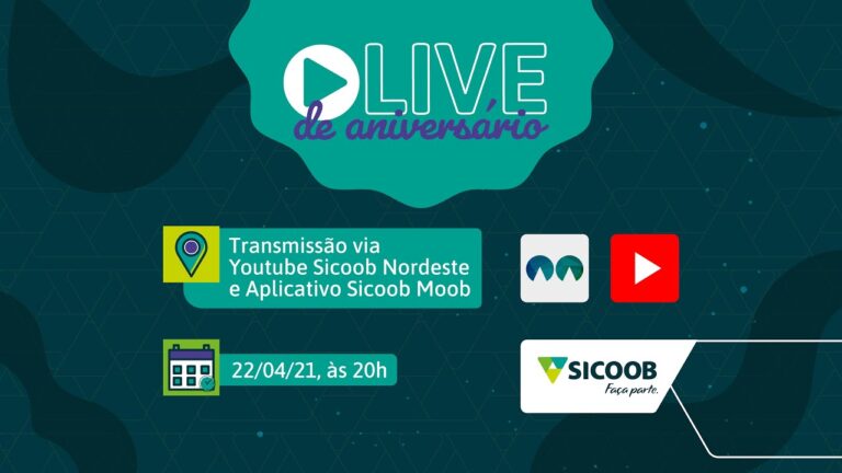 Sicoob Centroleste comemora aniversário de 13 anos com uma live especial