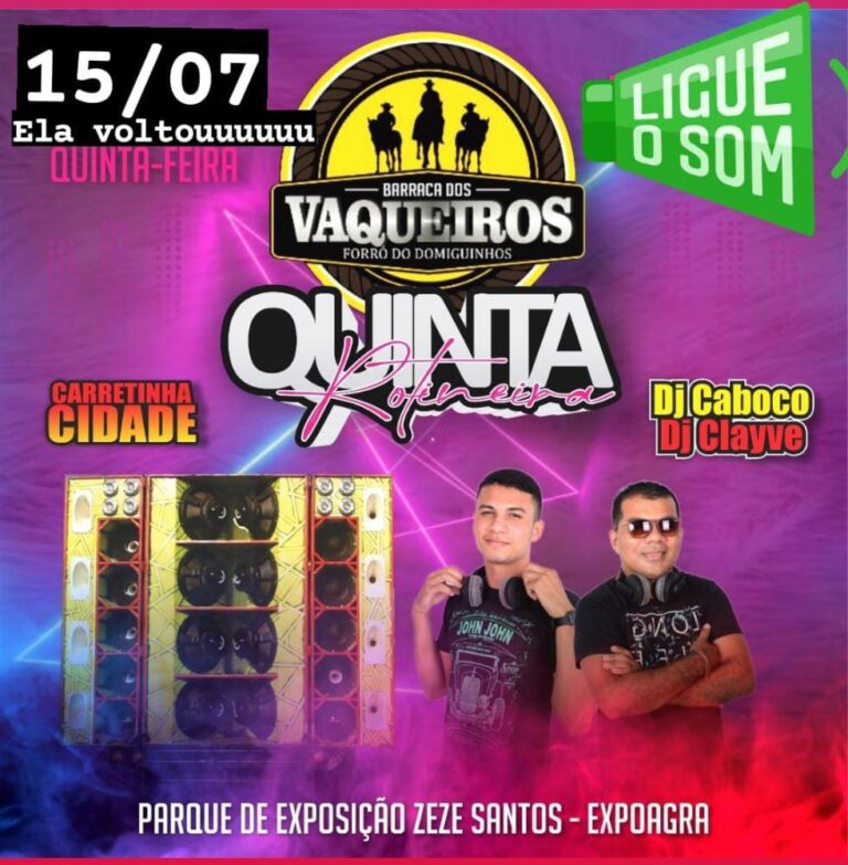 15.07.2021 Quinta Rotineira na Barraca dos Vaqueiros