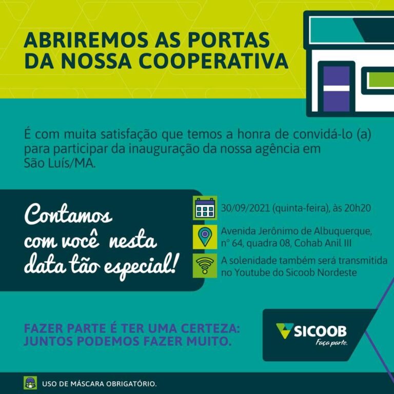 Inauguração da agência do Sicoob em Cohab, São Luís-MA
