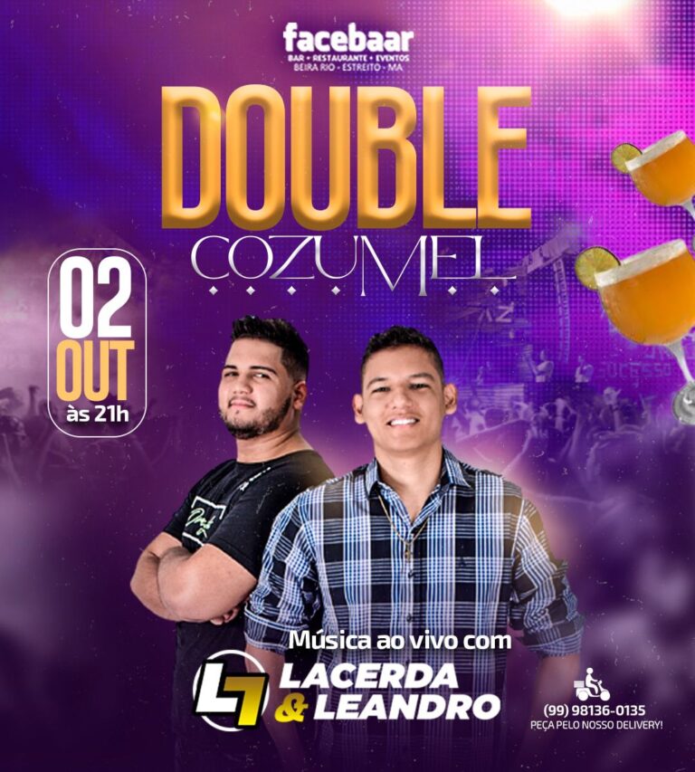 Lacerda e Leandro no Facebaar Estreito