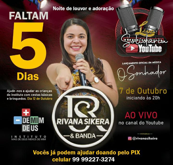 Live Solidária de Rivana Sikera & banda em Grajaú