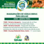 programacao 1 dia aniversario 211 anos de grajau