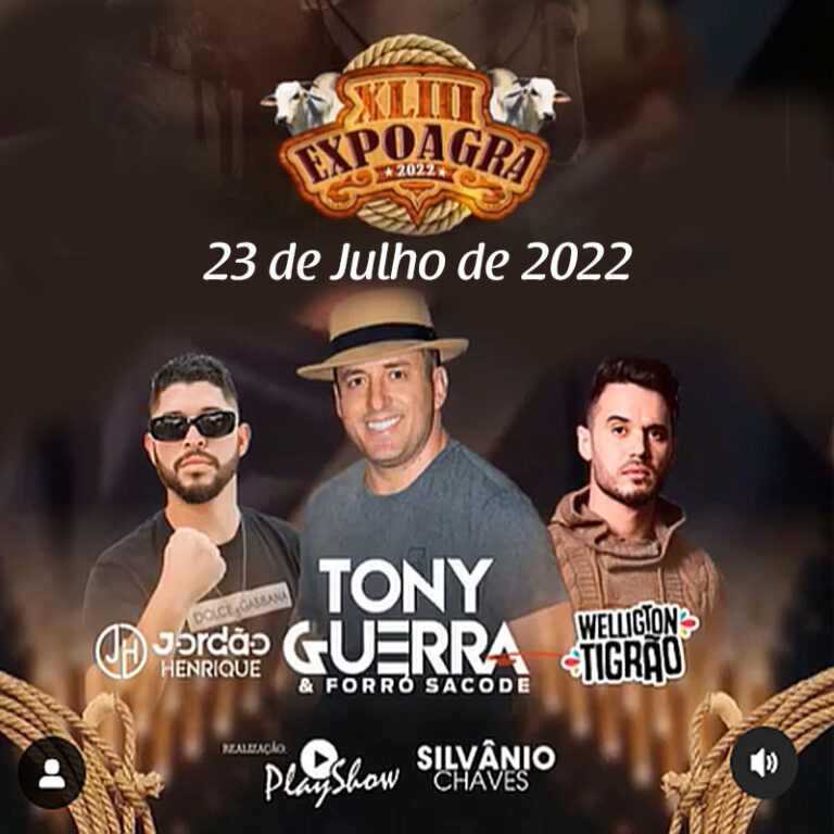 Expoagra 2022: Show do Forró Sacode e Welligton Tigrão