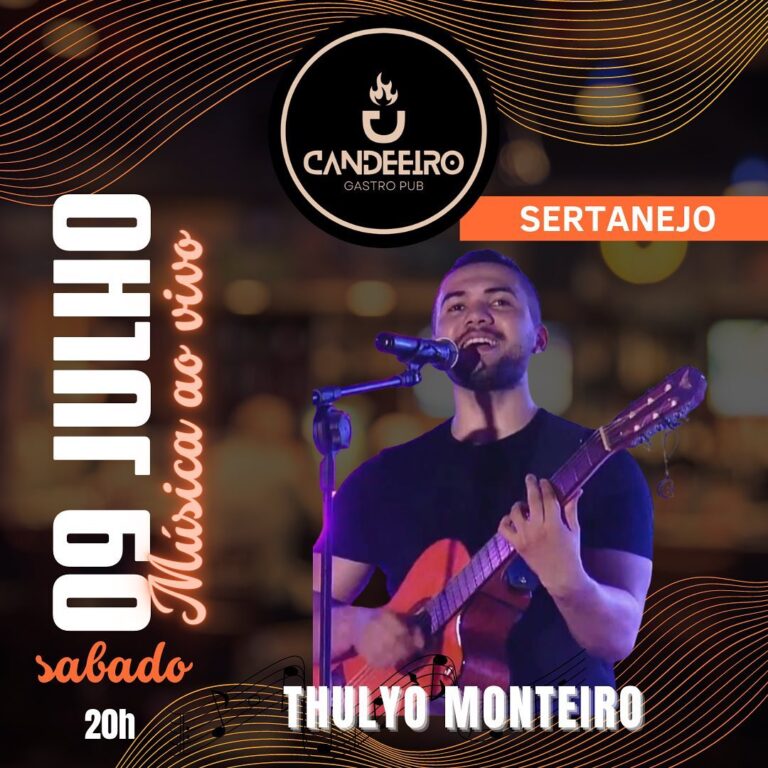 Thulyo Monteiro no Candeeiro Gastro Pub