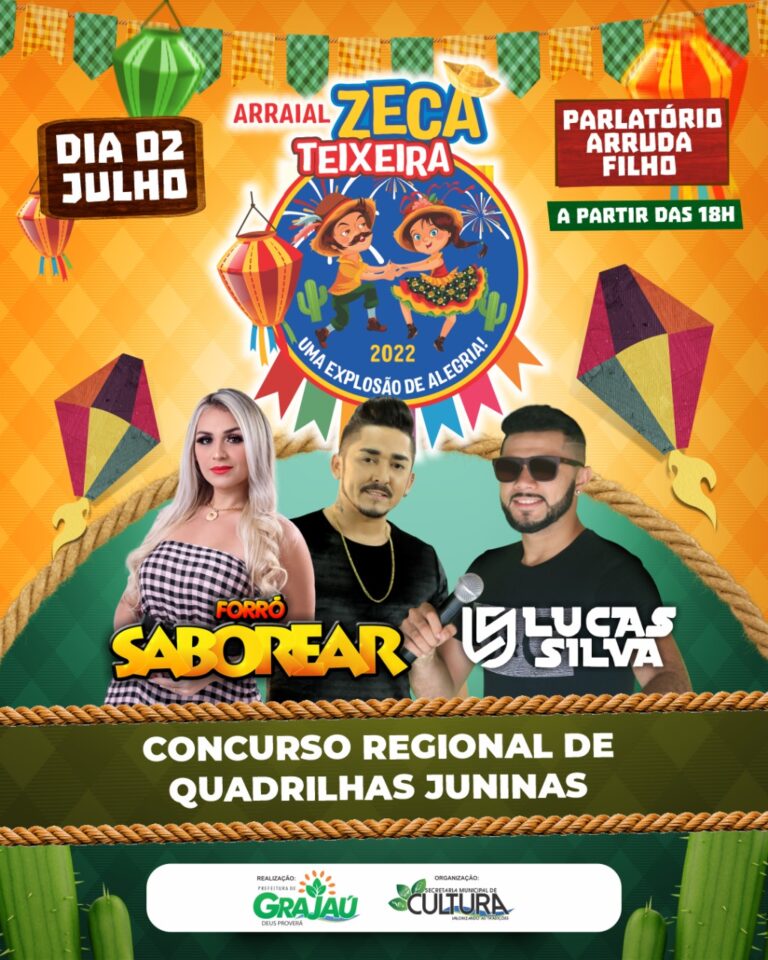 Forró Saborear no Arraial Zeca Teixeira; veja programação